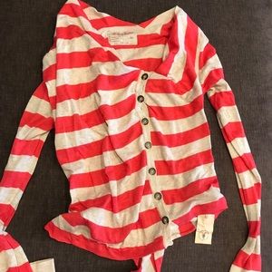 All Saints Asymm Cardigan XS